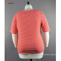 Ladie's basic striped t-shirt